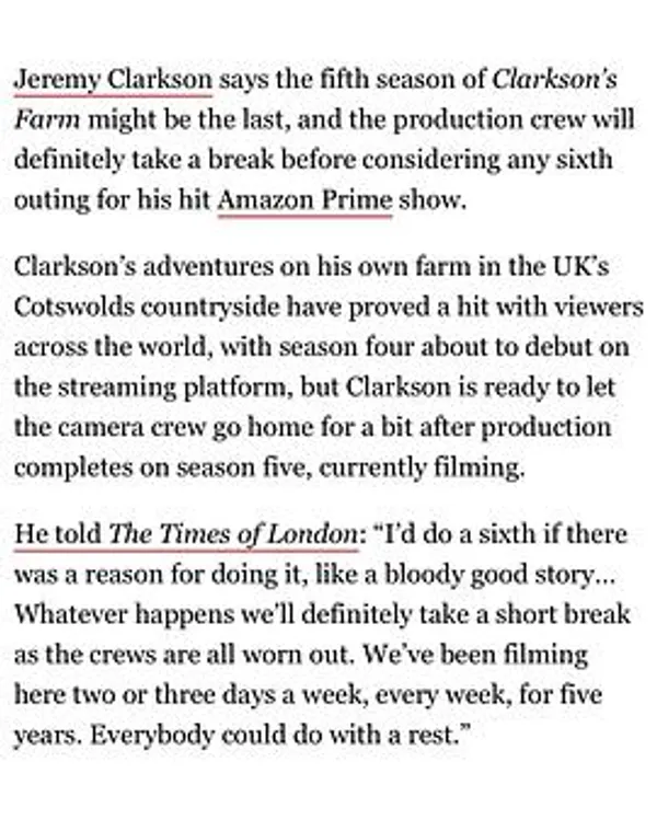 克拉克森的农场 第五季